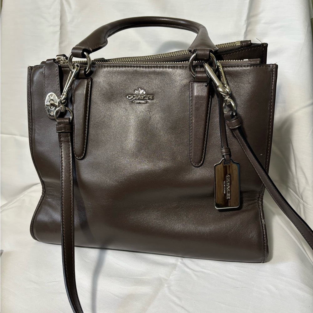 Coach Brown Leather Shoulder Bag